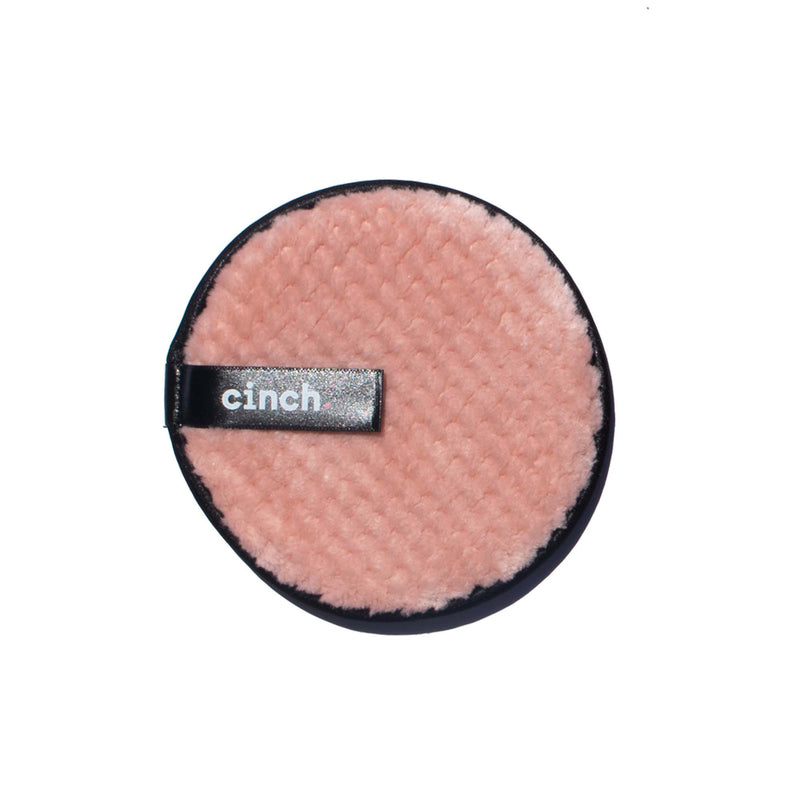cinch face or cleansing pad white background
